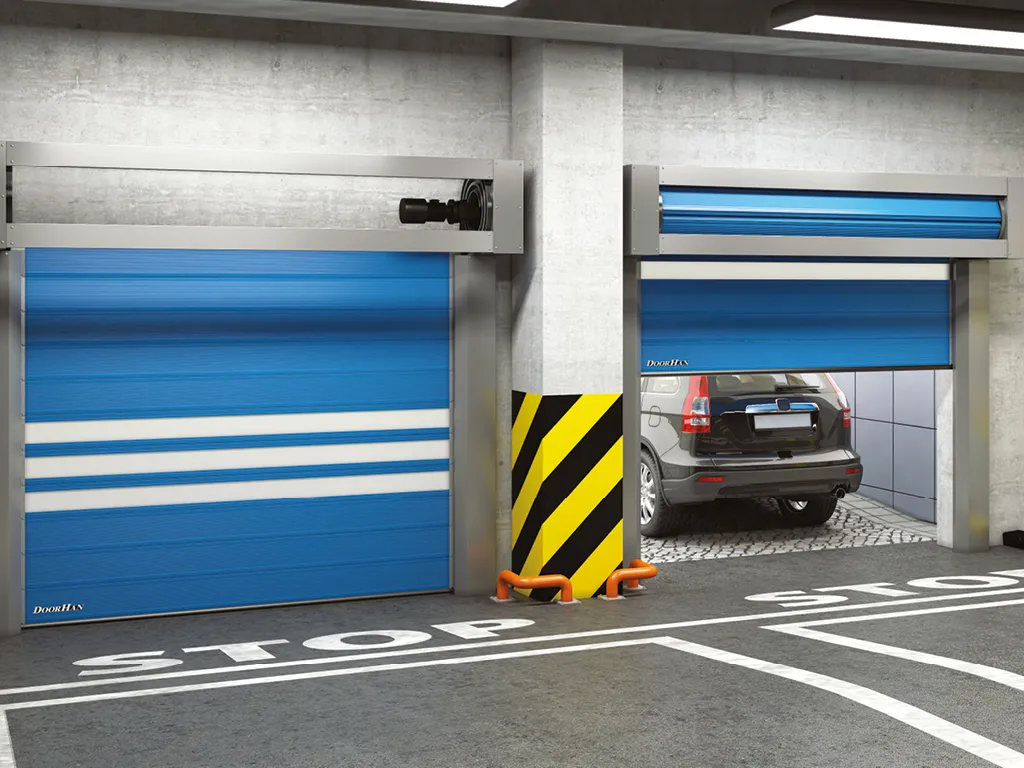 High-speed spiral doors HSSD