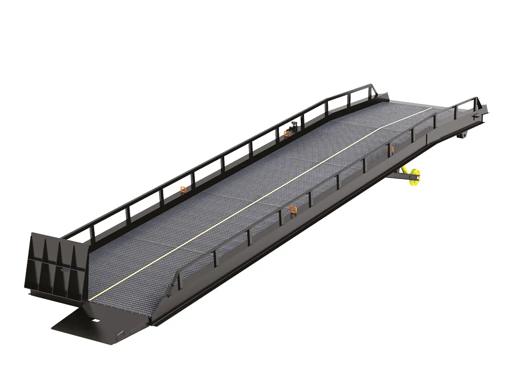 Mobile ramp supported on a car body, RMTS series
