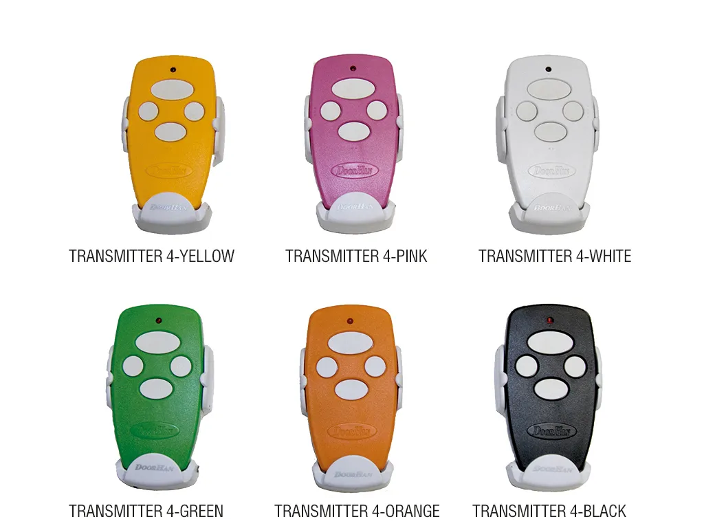 Remote control 4-channel TRANSMITTER 4-COLOR