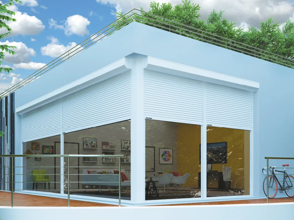 Roller shutters for window openings (energy-saving) made of foam-filled profile RH41N, RH45N