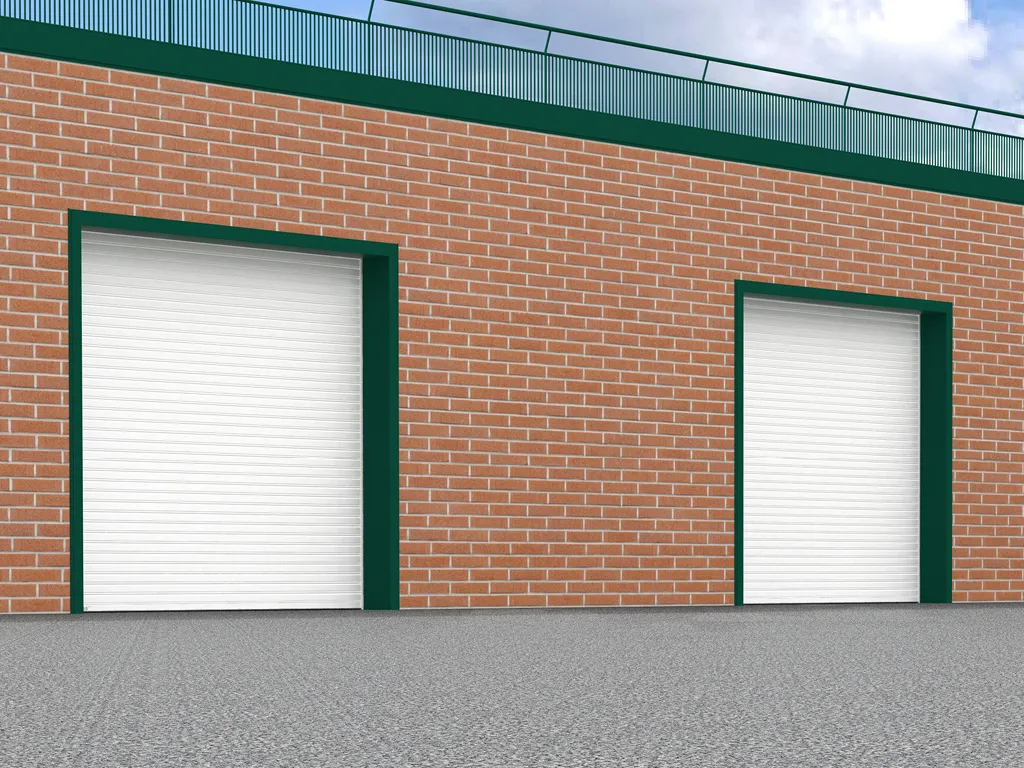 Rolling gates made of steel profiles (burglar-resistant) RH117, RHS117P with a shaft electric drive